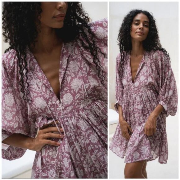 Daughters of India Dresses & Skirts - Daughters of India Kyra Musk/Pink Mini Dress, Size M, Excellent Used Condition